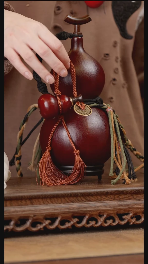 185号精品天然大漆酒葫芦一物一拍~