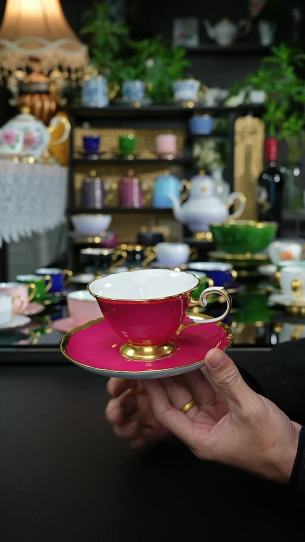 2等品玫红咖啡杯，，，，，，