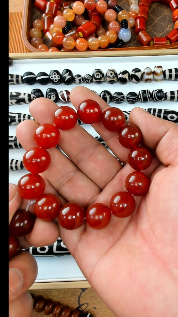 【闪购商品】玛瑙/玉髓颈饰未镶嵌手串