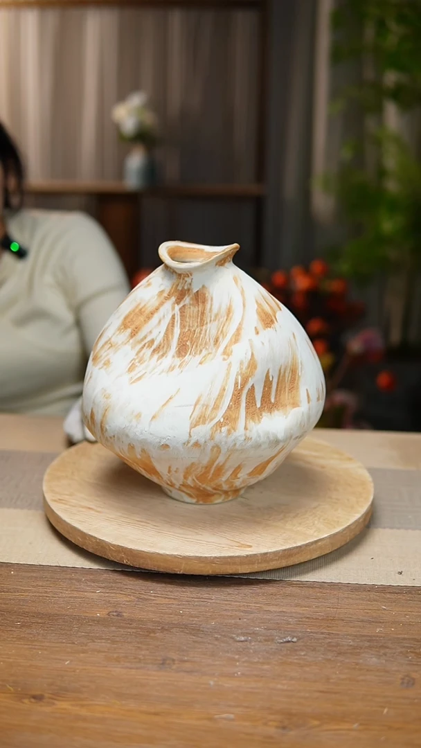 【闪购商品】陶瓷花器诧寂黄大肚