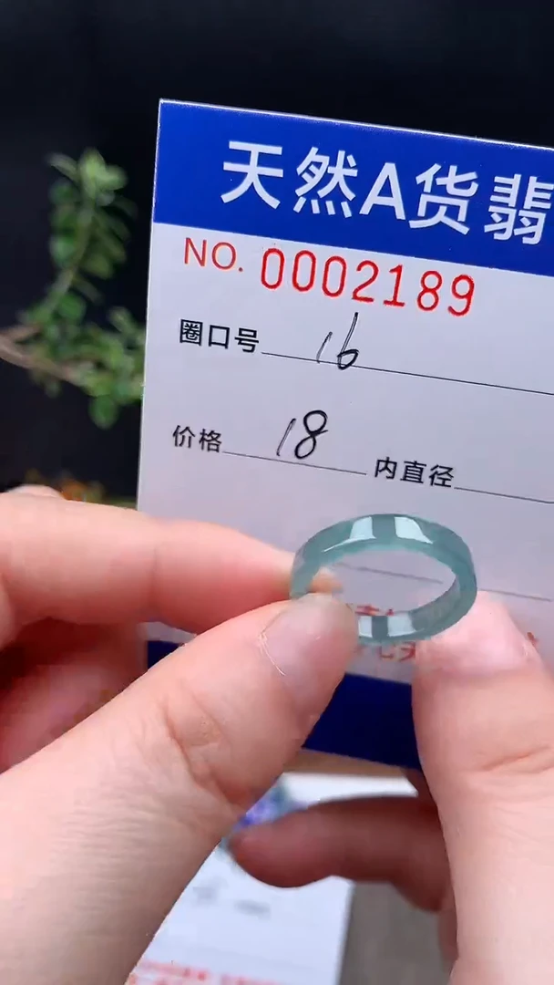 未镶嵌戒指翡翠16#