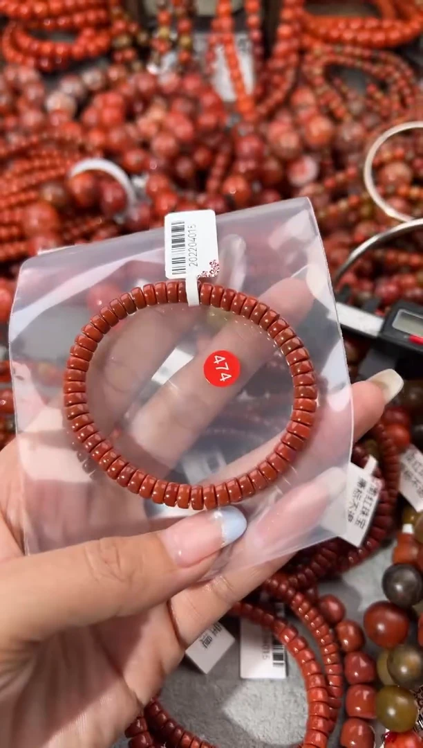 未镶嵌手串南红玛瑙6+