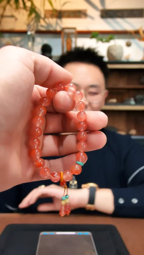 未镶嵌手串南红玛瑙南红手串DN8*+