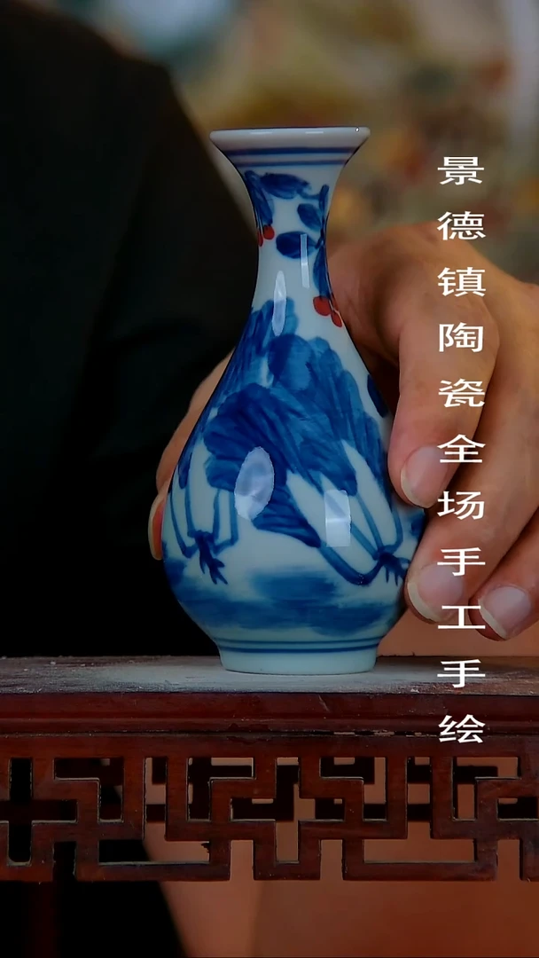 摆件景德镇陶瓷 全场手工手绘