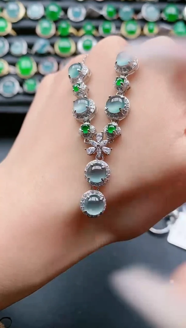 【闪购商品】翡翠戒指银S925镶嵌1111111