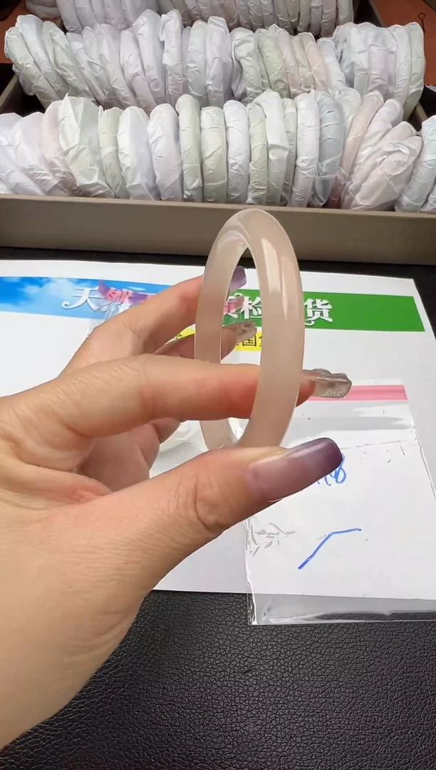 未镶嵌手镯石英质玉圈口 54 55