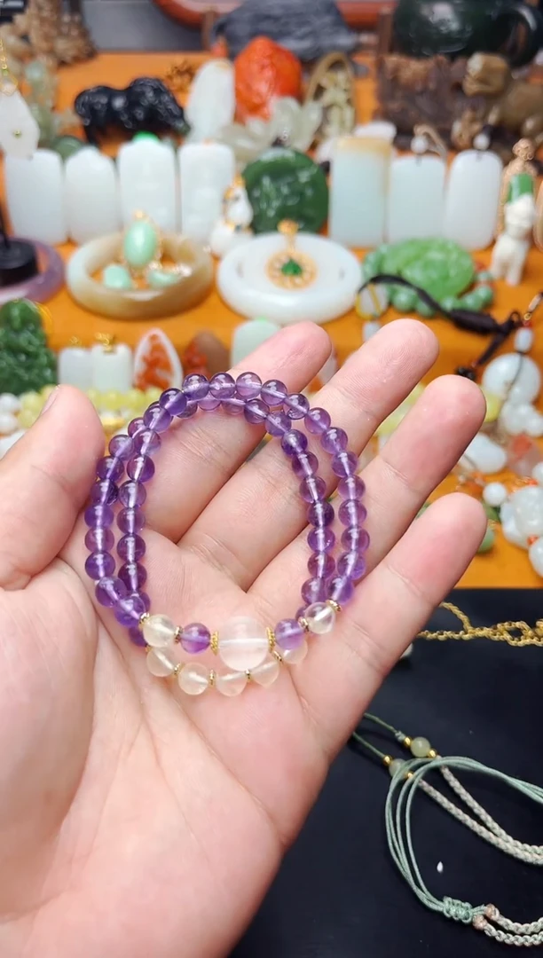 【闪购商品】水晶手串未镶嵌多圈手串01