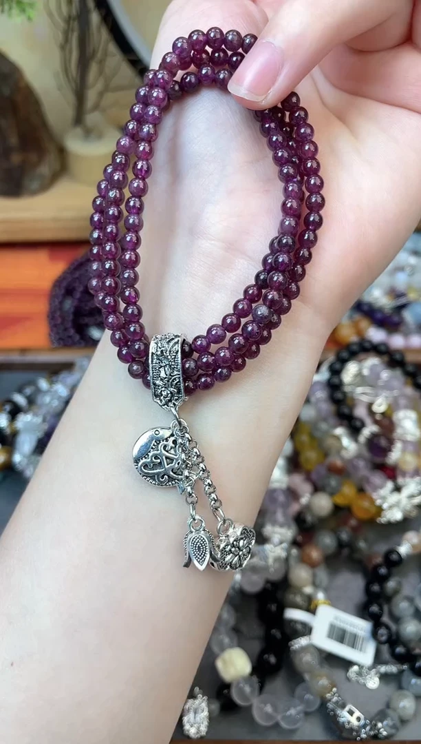 【闪购商品】石榴石手链未镶嵌1283