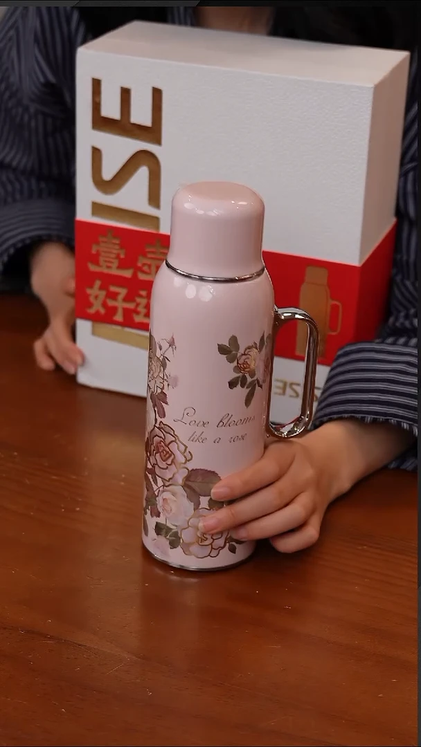 陶147-可赛斯焖壶620ml-繁花似锦 粉色