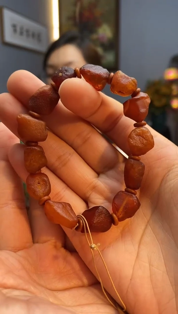 手链琥珀未镶嵌手串
