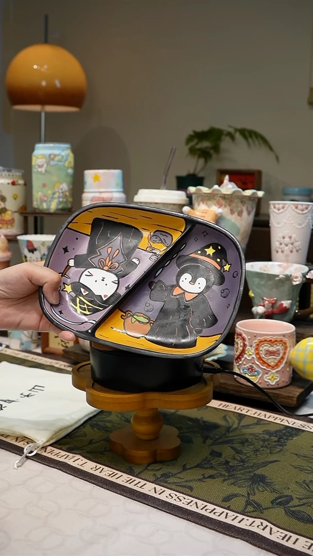 瓷【不带盒子】1380高温釉下彩
