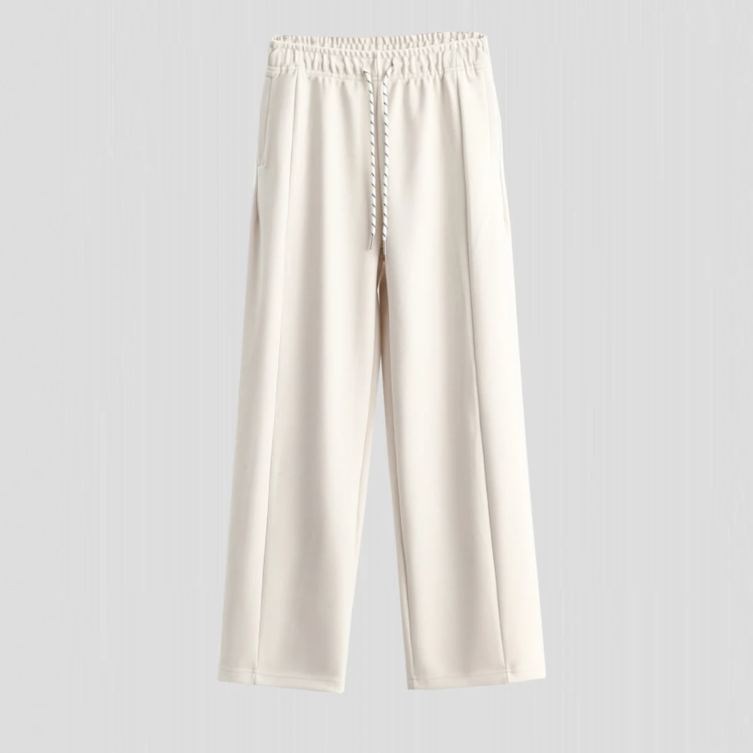 范范家【窄版防风裤】女士冬季400克窄版前后拼直筒裤5028