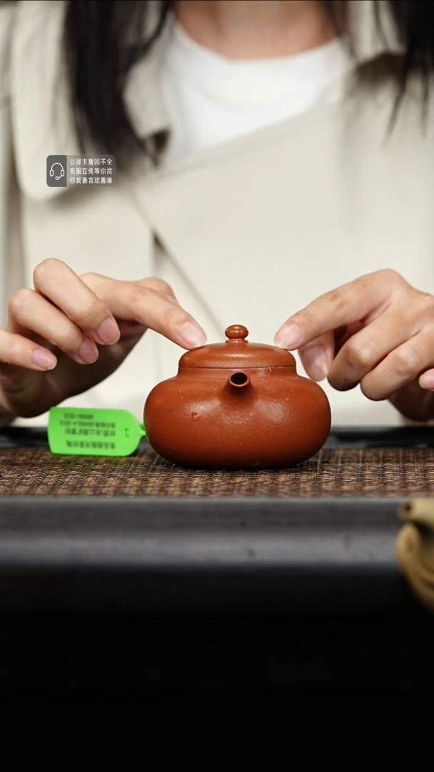 茶壶紫砂紫砂茶壶柿圆