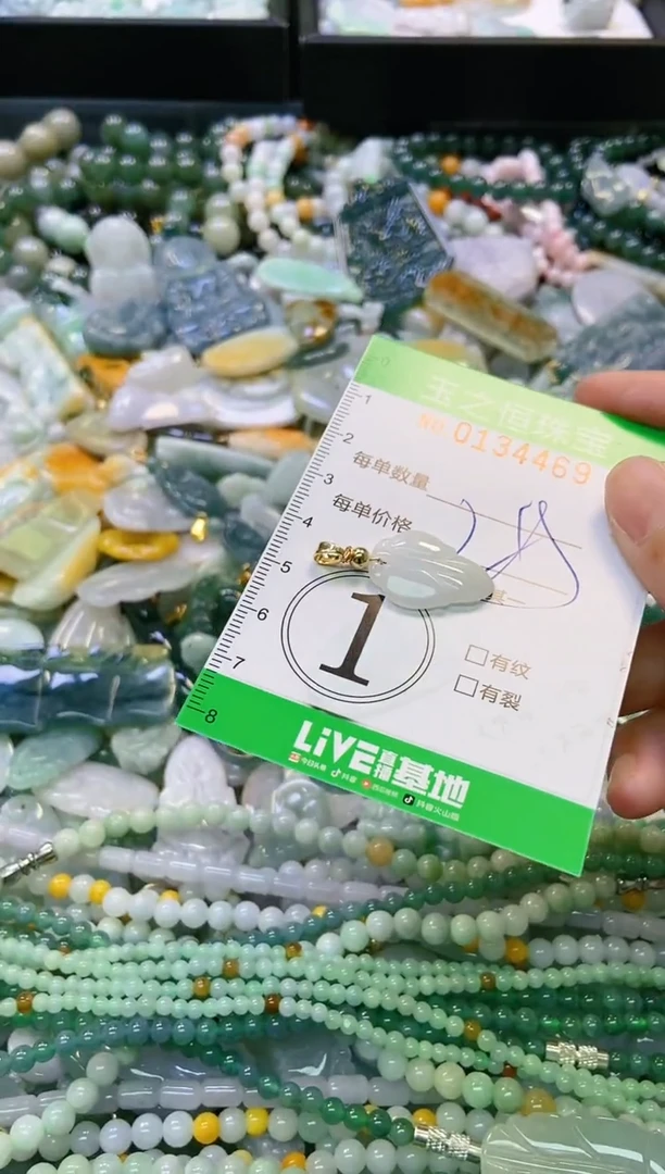 翡翠未镶嵌颈饰闪购0134469