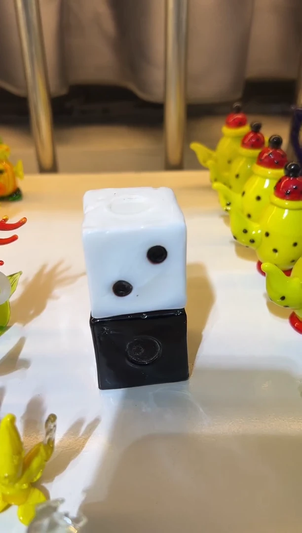 手工艺品琉璃西***莫筛子2个