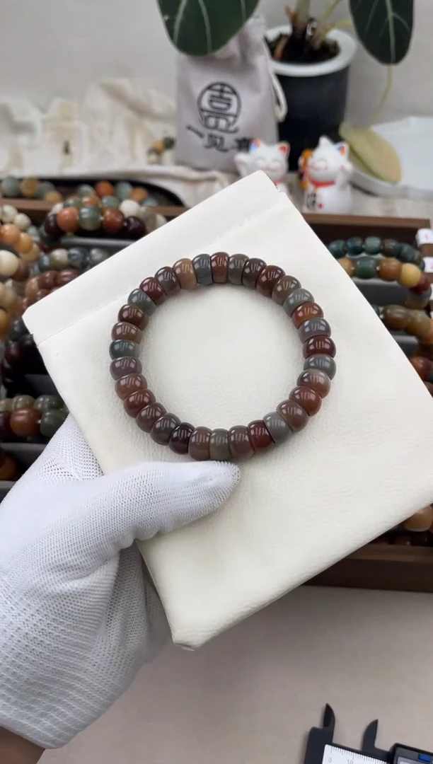 菩提根/象牙果手串a100卡12 水磨