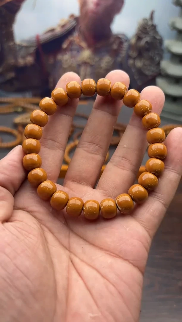 紫金鼠手串42号实心老邢