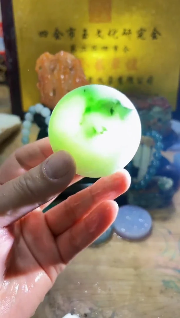 未镶嵌挂件翡翠A货常星7062