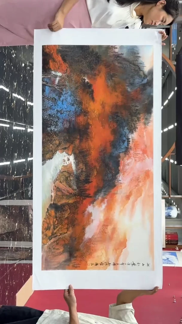 国画国画绘画山水花鸟