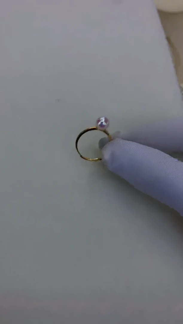 银S925镶嵌DA海水珍珠 GD031 戒指 7