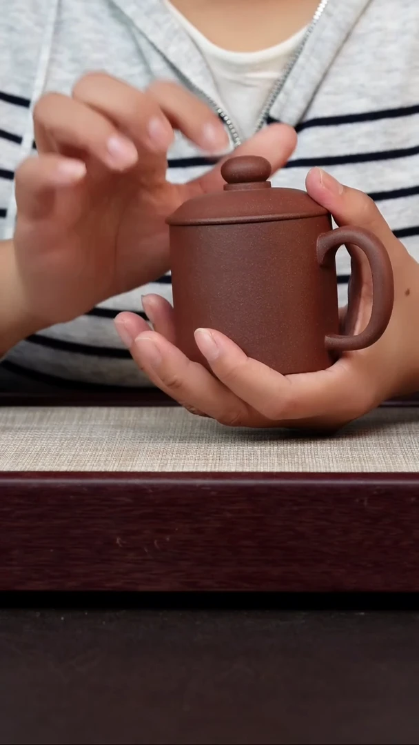 茶杯紫砂底槽清鱼乐小杯