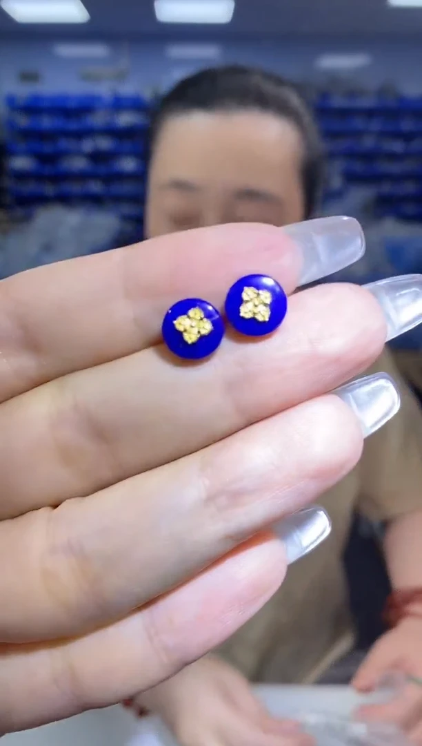 青金石银S925镶嵌K2548K2548