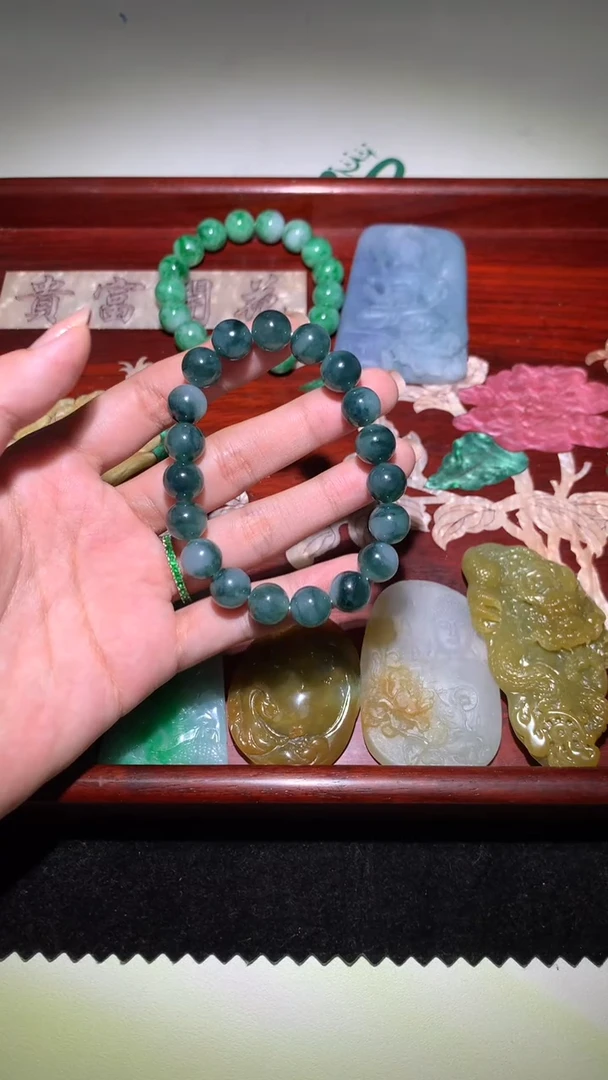 未镶嵌定制翡翠海****~-毛货 不退不换-