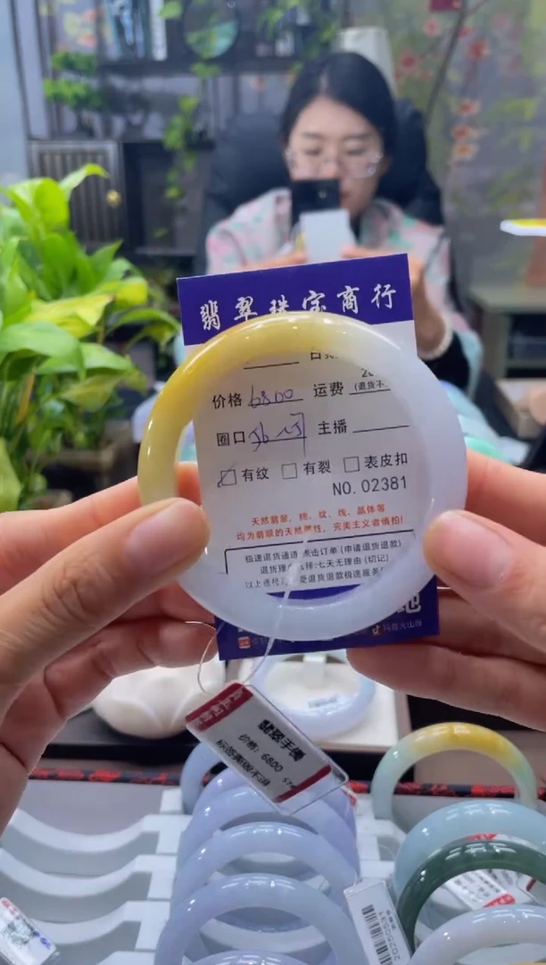 未镶嵌手镯翡翠2381***