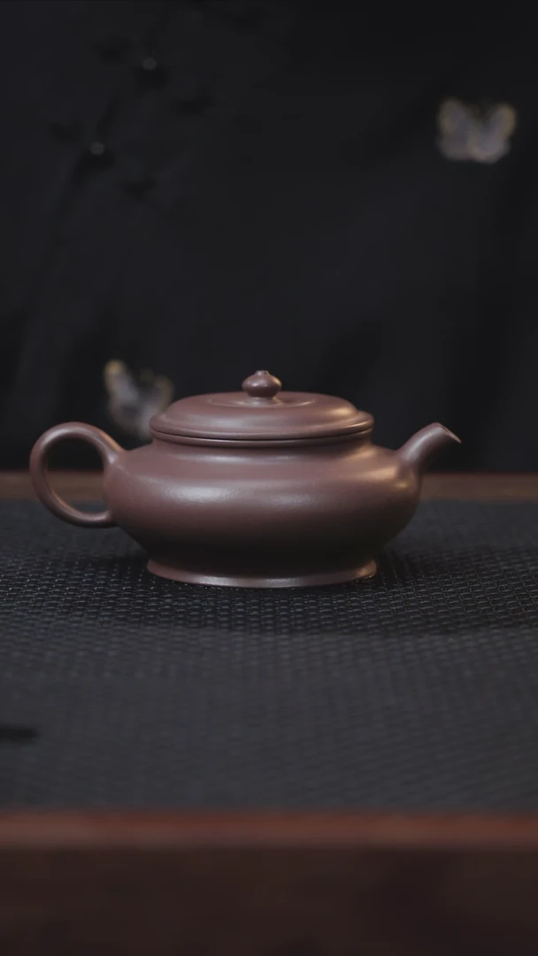 茶壶紫砂九孔柴烧精品紫砂16.6-10