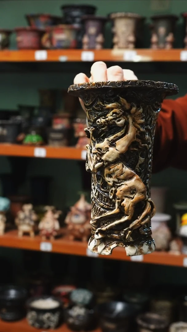 【闪购商品】树脂泰国手工盘0002144