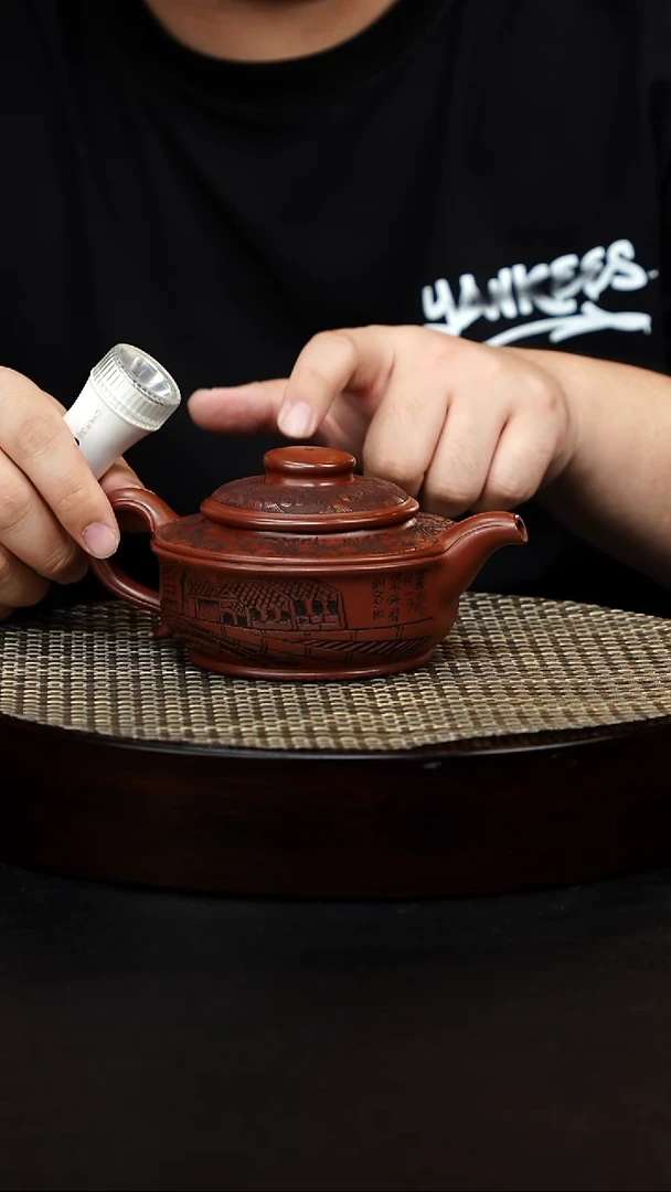 茶壶紫砂宜兴原矿纯手工紫砂 忘忧 龙血砂
