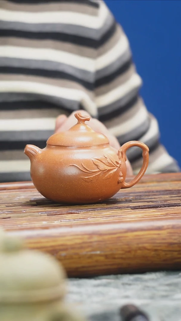 茶壶紫砂金降坡茄瓜