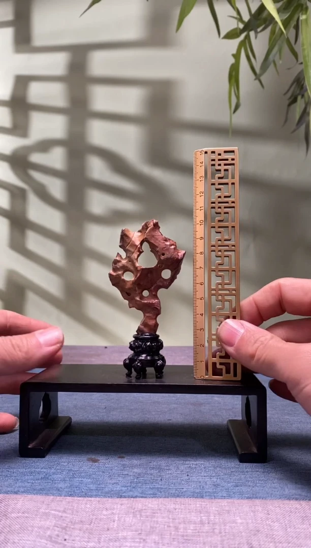 石材树脂底座 石头是青州玲珑石