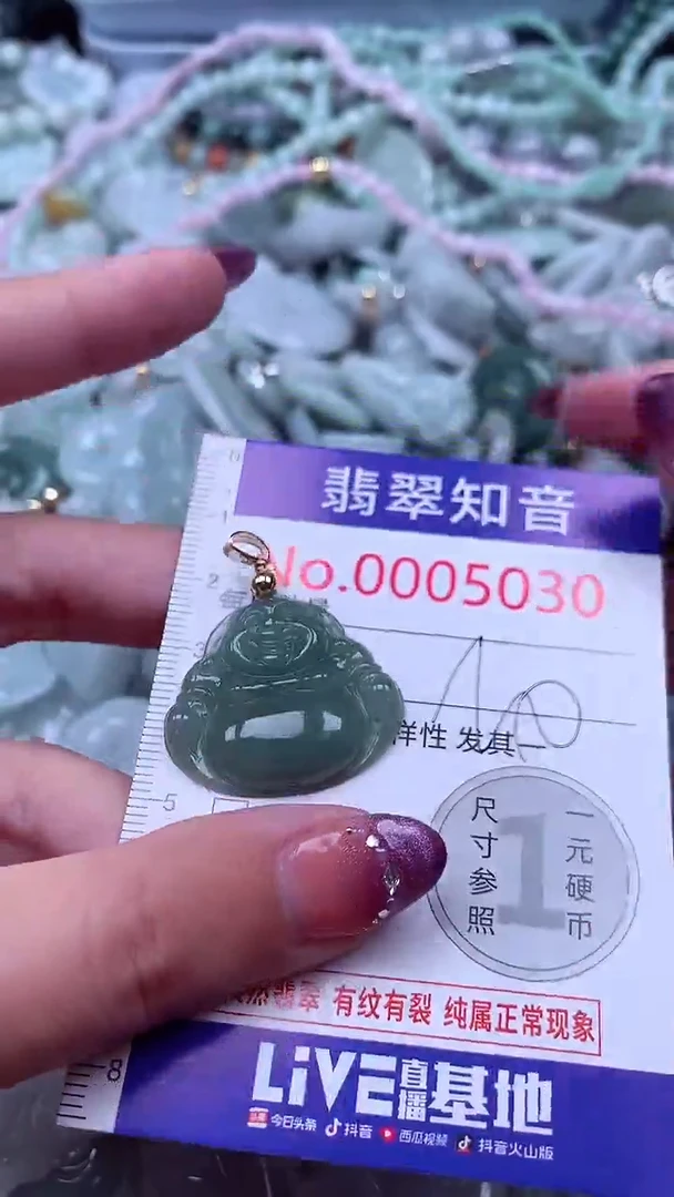 翡翠未镶嵌吊坠(不含链)5030