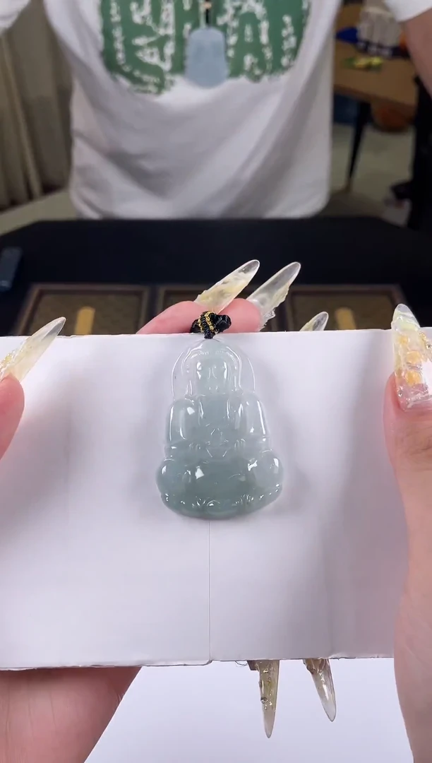 颈饰未镶嵌翡翠ZC101冰观音+送同款绳子