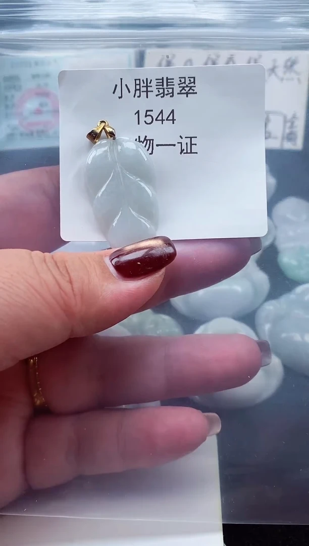 颈饰未镶嵌翡翠缅甸天然A货翡翠1544