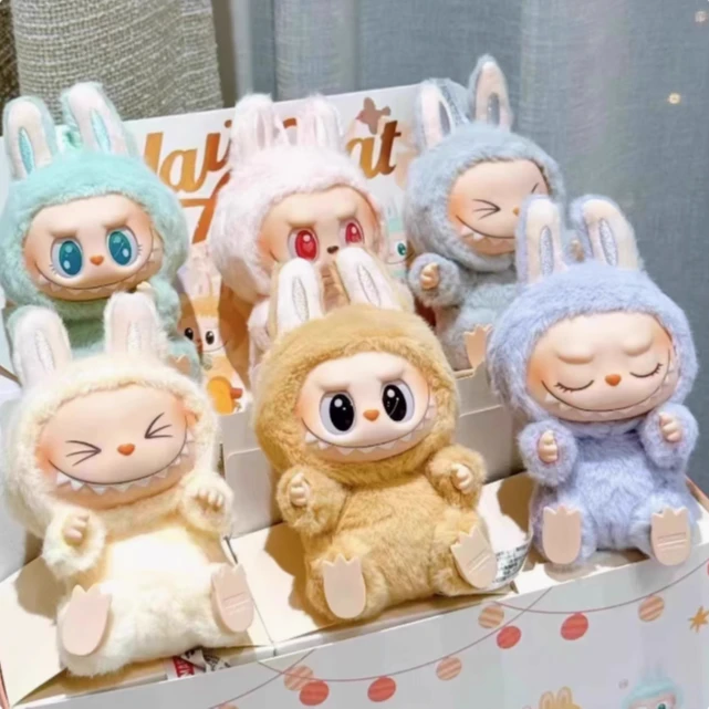 （直播代拆）坐坐派对搪胶盲盒潮玩手办挂件闺蜜礼物