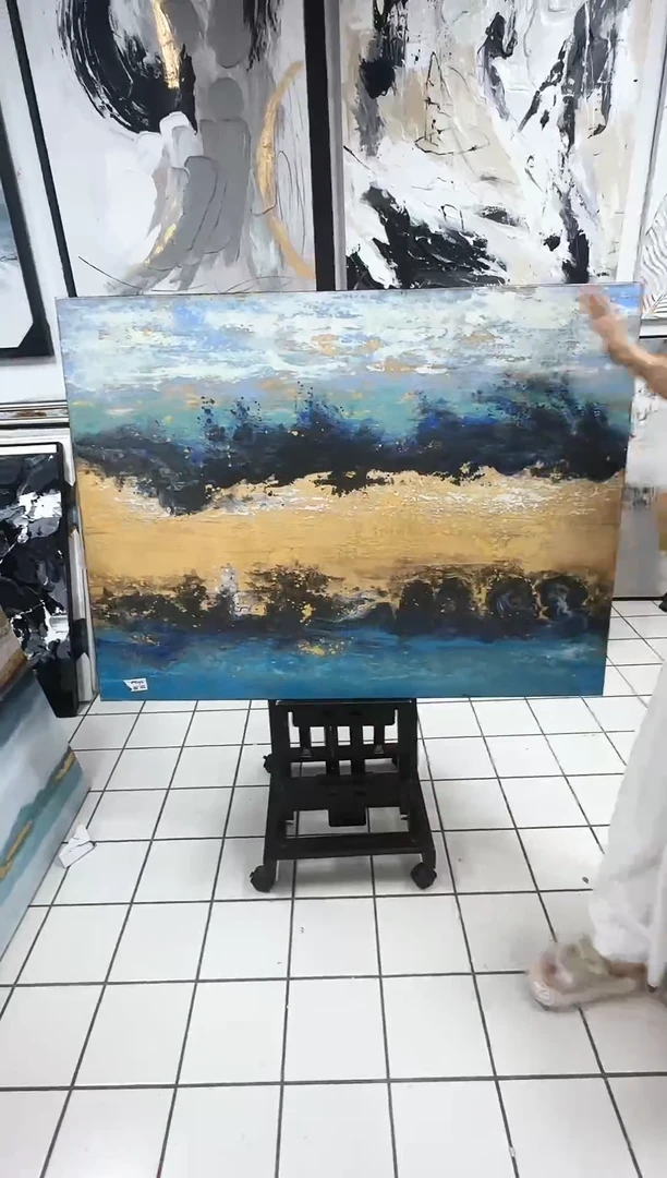 168现代艺术油画装饰画90cm*120cm