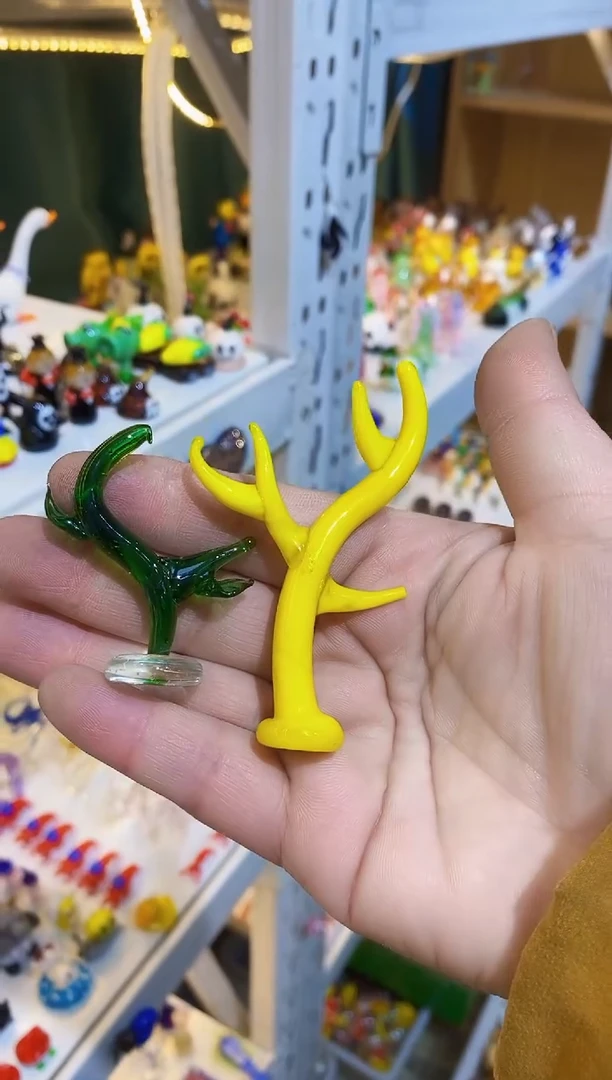 【闪购商品】琉璃手工艺品水草2个