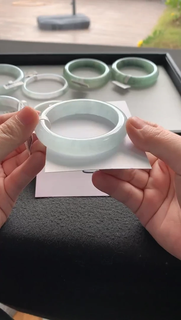 未镶嵌手镯翡翠55正圈Y1738买断