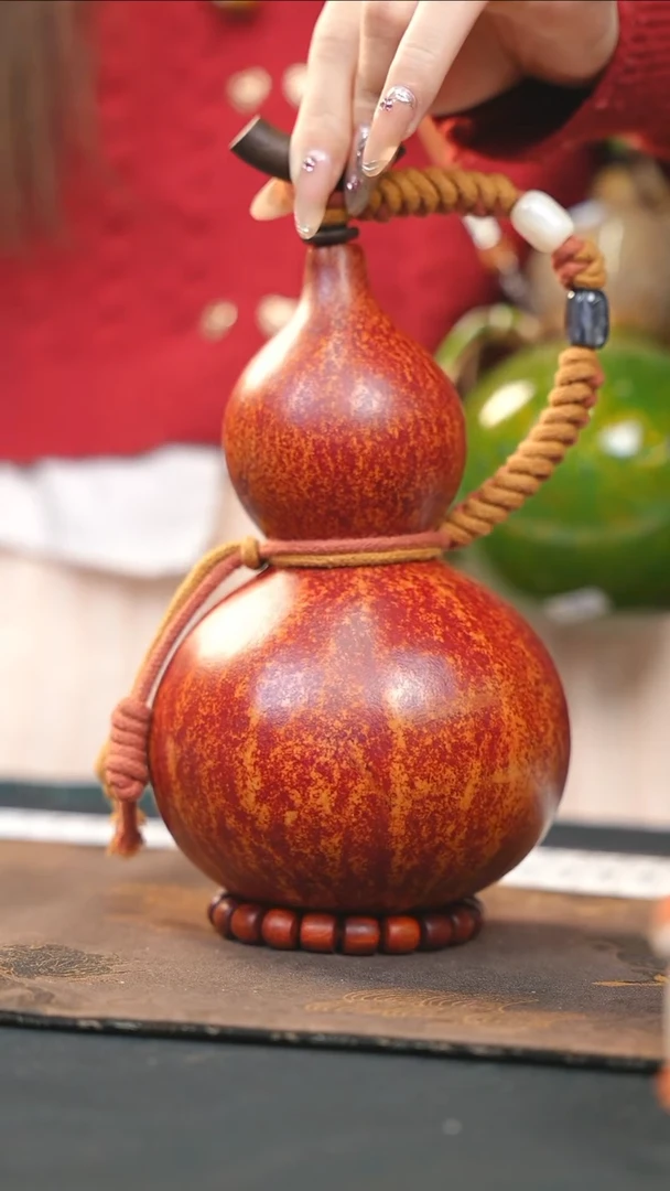 【闪购商品】WB329大漆酒葫芦不包手串及旋转底座