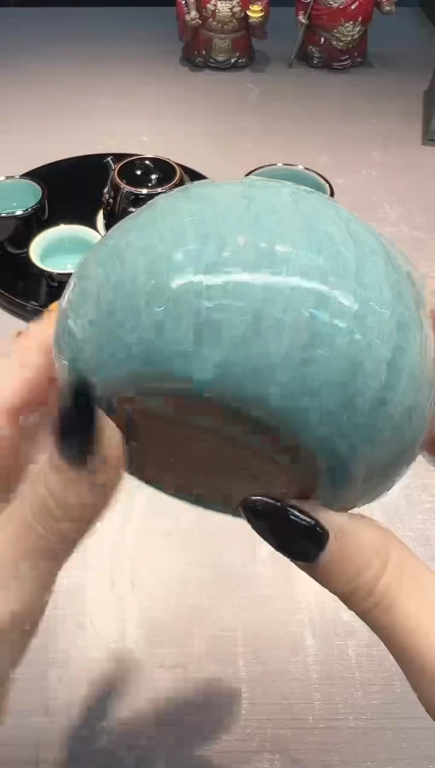 【闪购商品】程智强 柴烧 冰裂鼓杯