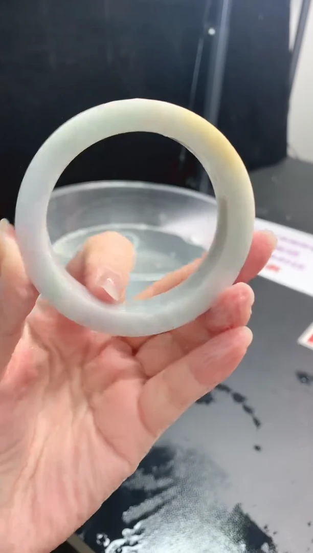 【闪购商品】定制翡翠手镯未镶嵌39 54-55正