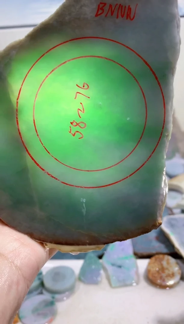裸石翡翠0蒙0翡翠珠宝822