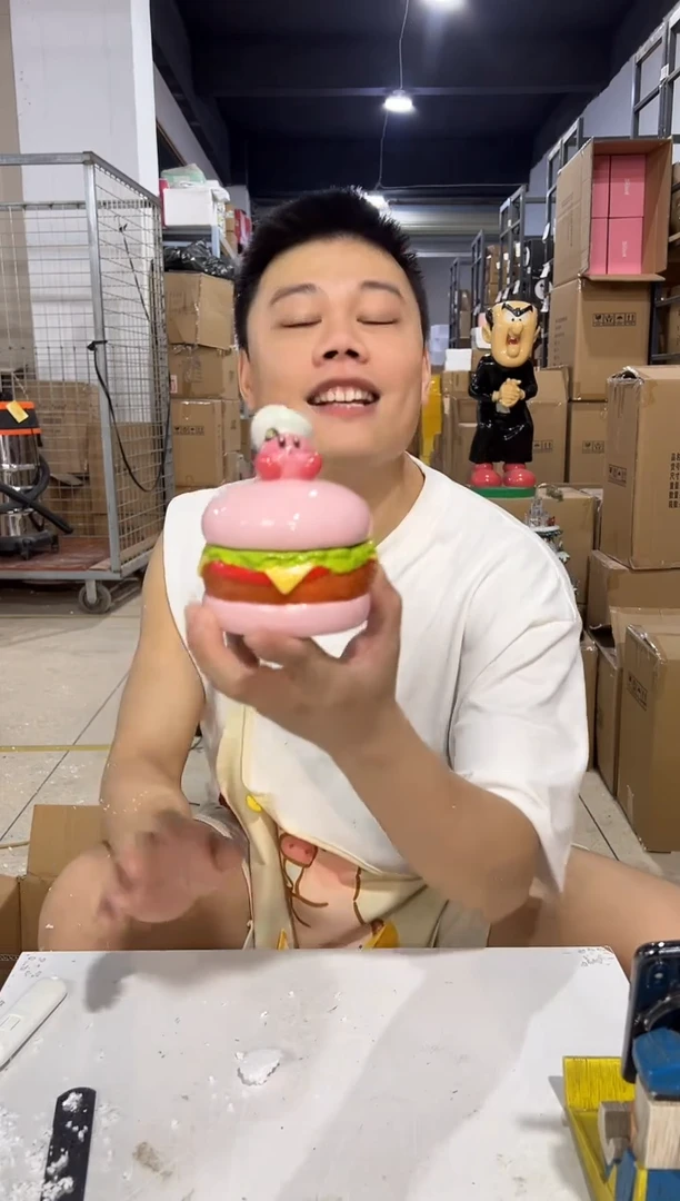 瓷片星之卡比汉堡罐