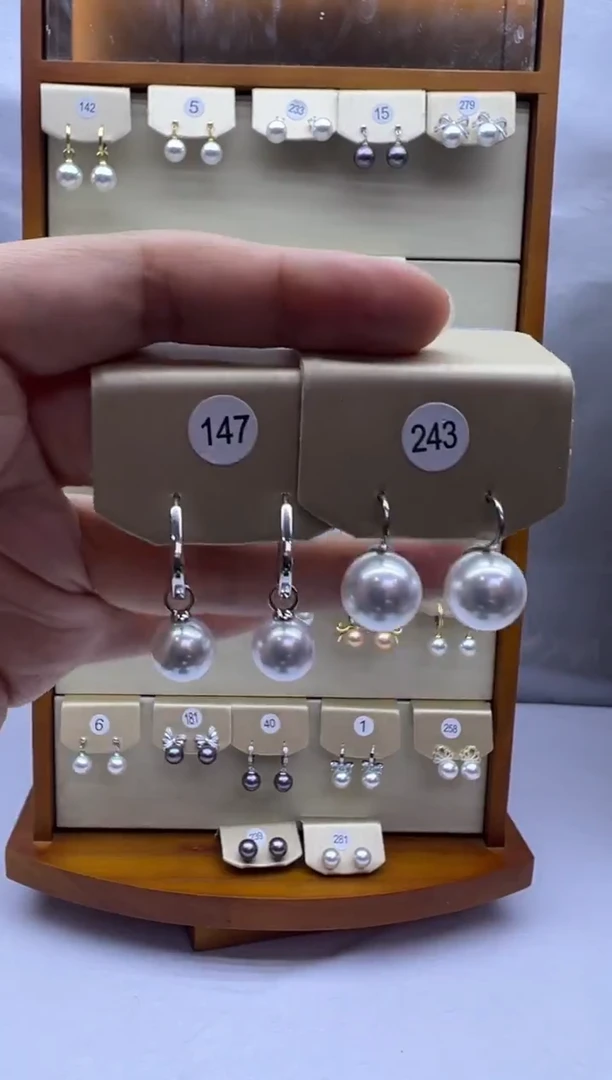 未镶嵌耳饰淡水珍珠147+243