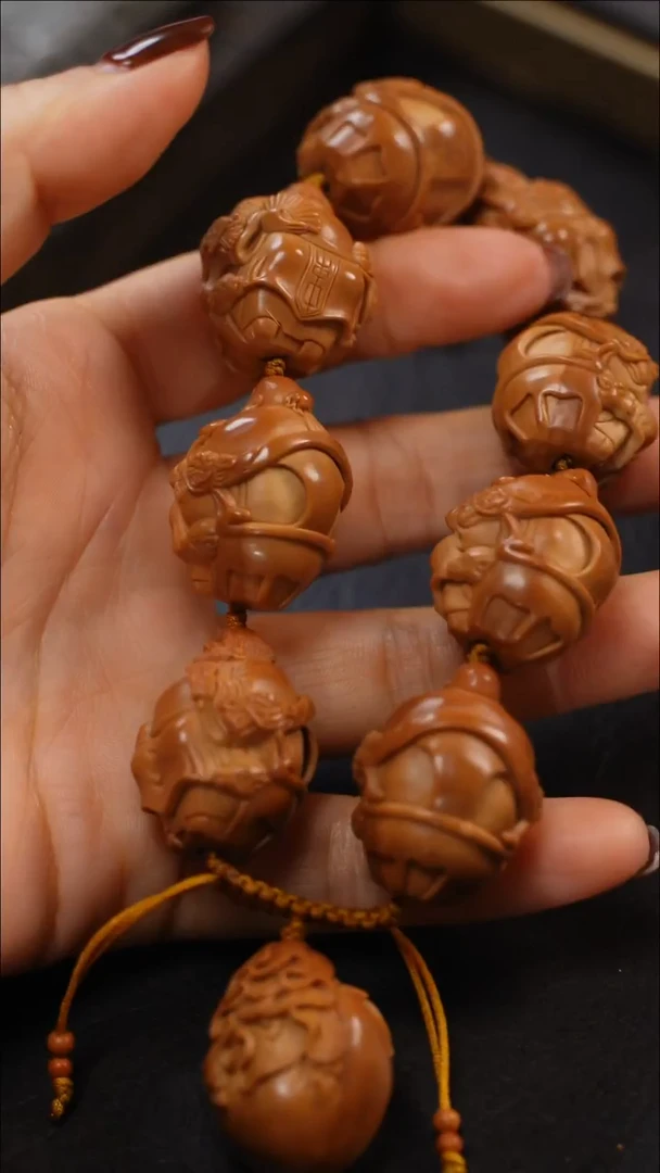 手串/手链橄榄核九林核雕文玩作品