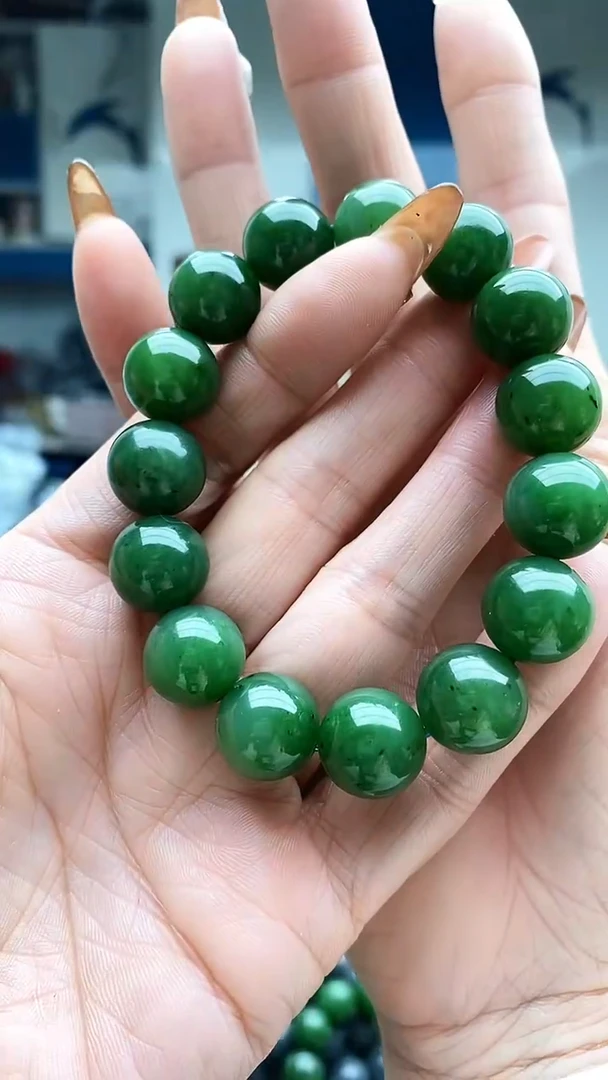 未镶嵌手串和田玉碧玉14