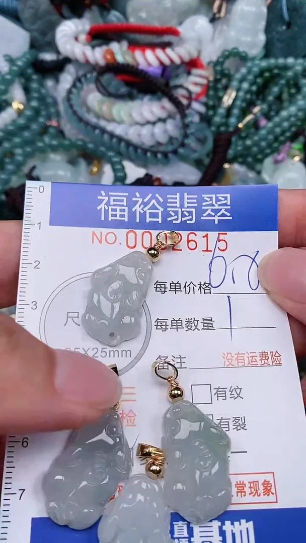 翡翠未镶嵌颈饰...0002615多样性发其一