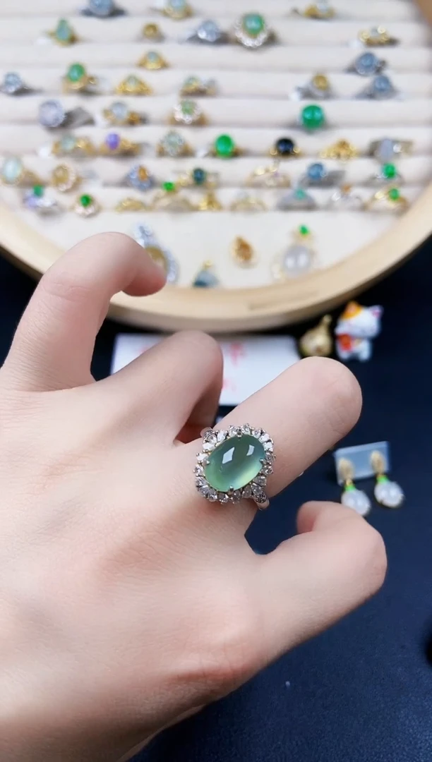 【闪购商品】翡翠颈饰银S925镶嵌546646